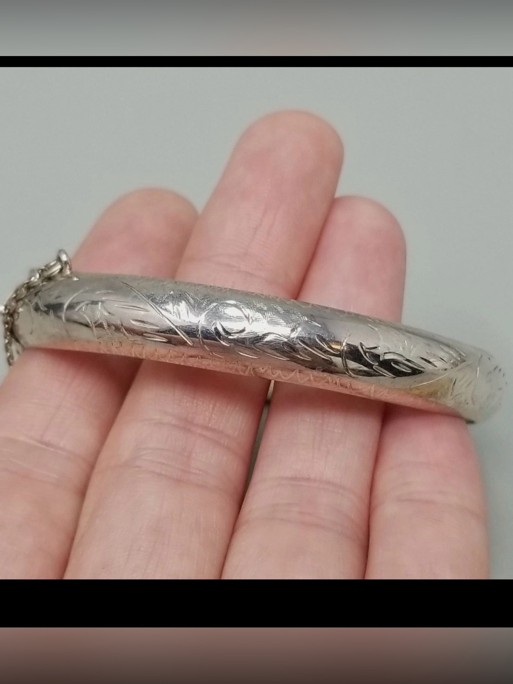 Vintage Mexican 925 Sterling Silver Cuff Bracelet Handmade Taxco Estate Jewelry